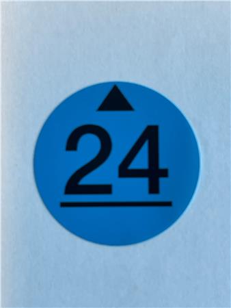 Årstalsmærkat 2025 For Eftersynmærkat - Billigelogvvs.dk -