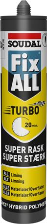 Montagelim Fix All Turbo Hvid 290Ml ⎮ 5411183120983 ⎮ 271473046 ⎮ 0839100061 ⎮