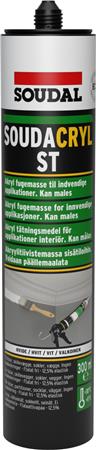 Akryl Fugemasse Soudacryl St 300Ml Hvid ⎮ 5411183170278 ⎮ 900168122 ⎮ 5439009062 ⎮