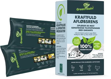 Greenswirl Kraftfuld Afløbsrens ⎮ 5700002276216 ⎮ 235390112 ⎮ 0200204519 ⎮ 112