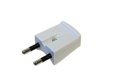 Stikprop Flad 16A Uden Jord Grå - Billigelogvvs.dk -