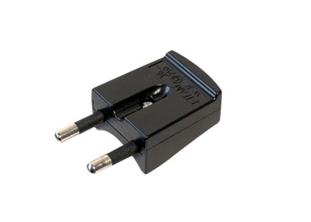 Stikprop Flad 16A Uden Jord Sort - Billigelogvvs.dk -