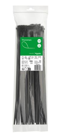 Kabelbinder 370X4,8Mm Sort 100 Stk - Billigelogvvs.dk -