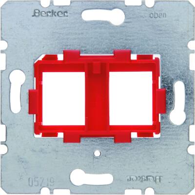 Holder For Dobbelt Modular Jack Rød ⎮ 7917046668 ⎮ 7917046668 ⎮ 7917046668 ⎮ 7917046668