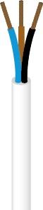 Ledning 3X1,0 Pka Hvid Rg100 ⎮ 3032302401 ⎮ 3032302401 ⎮ 3032302401 ⎮ 160021032C0100