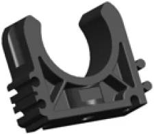 Pvc Rørbærer 16Mm U/Bøjle ⎮ 0200207063 ⎮ 061900116 ⎮ 0200207063 ⎮ 061900016
