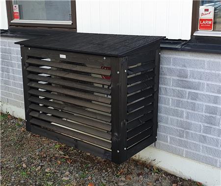 Varmepumpe Skjuler Sort - Billigelogvvs.dk -