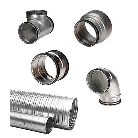 Lindab Rørpakke 12 100-150M2 Max Ø125 2M ⎮ 9278000442 ⎮ 900300097 ⎮ 9278000442 ⎮