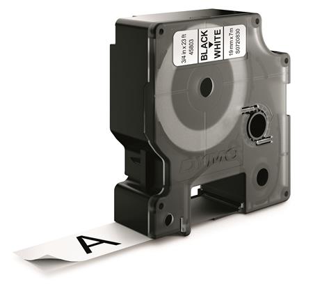 Dymotape D1 19Mmx7M Sort/Hvid ⎮ 5411313452137 ⎮ 900051307 ⎮ 9797300069 ⎮ S0720830