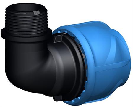 Vinkel90° Ug Ijoint Pp/Nbr Pn16 D25-½" ⎮ 7612988770757 ⎮ 073669324 ⎮ 0204203218 ⎮