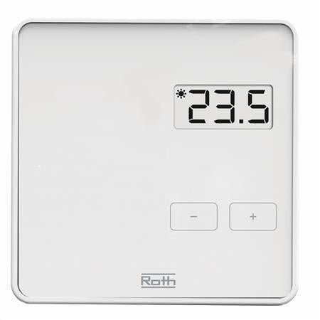 Roth Project Rumtermostat, Display, Hvid ⎮ 5702000139265 ⎮ 466397100 ⎮ 0239001058 ⎮