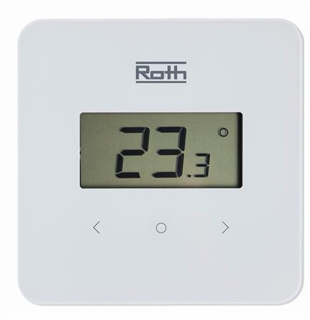 Roth Softline Standard Rumtermostat ⎮ 5702000143309 ⎮ 466397180 ⎮ 0200200011 ⎮ 17466397.180