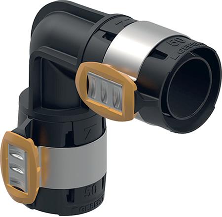 Geberit Flowfit Bøjning 90 Ppsu 50Mm - Billigelogvvs.dk -
