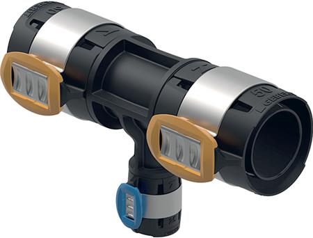 Geberit Flowfit T-Stykke Ppsu 50-40-50 - Billigelogvvs.dk -