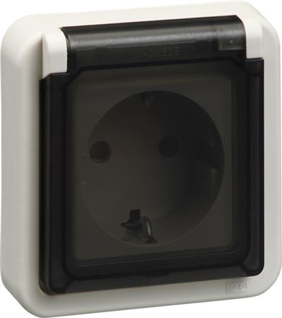 Opus74 Enkelt Stikkontakt Schuko Lg ⎮ 5703302167772 ⎮ 1017049451 ⎮ 1017049451 ⎮