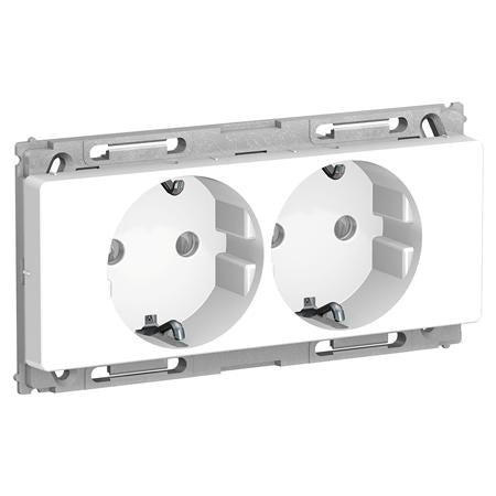 Opus66 Side Jord Dobbelt Stikkontakt Hv ⎮ 5703302166621 ⎮ 1017060634 ⎮ 1017060634 ⎮ AAK501N6362