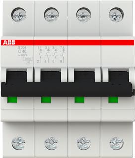 Automatsikring C40A 4P 6Ka 4M ⎮ 5401003793 ⎮ 5401003793 ⎮ 5401003793 ⎮ 2CDS254001R0404