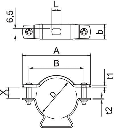 Afstandsbøjler Varmgalvaniseret 17-20Mm ⎮ 4012196599929 ⎮ 989500104 ⎮ 5439016123 ⎮