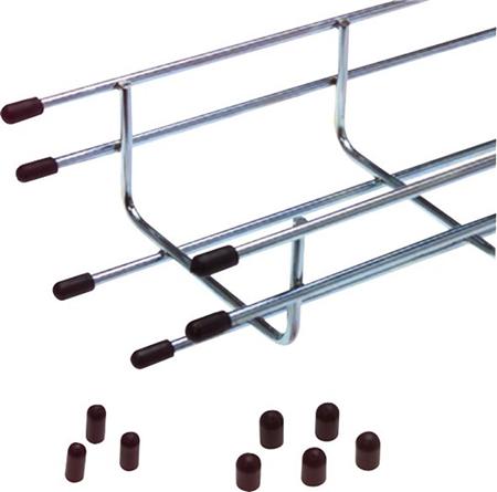 Endekappe Gitterbakke 4Mm (100) Sort - Billigelogvvs.dk