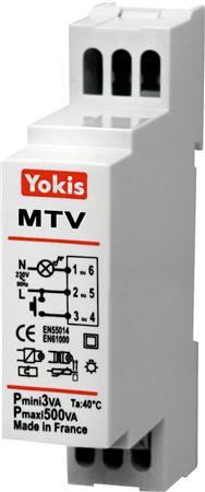 Din-Skinne Lysdæmper 230V ⎮ 3760054540620 ⎮ 00000 ⎮ 5485588838 ⎮ MTV500M