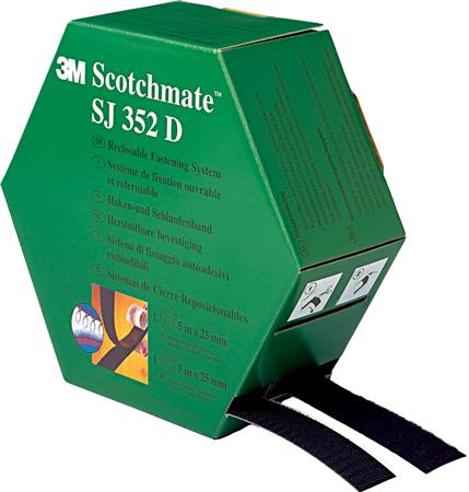 Selvklæbende Velcrobånd Sj-352D 25Mmx5M ⎮ 8739050080 ⎮ 940000555 ⎮ 8739050080 ⎮ INDUSTRI