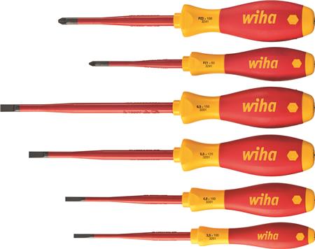 Skruetrækkersæt 6 Dele Slimfix 1000V - Billigelogvvs.dk -