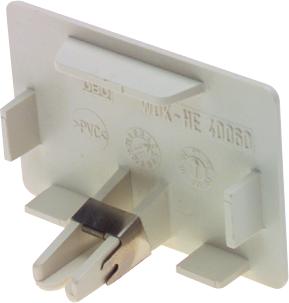 Endestykke 20X35 Mm Grå Ral 7035 ⎮ 5705154394047 ⎮ 5500000741 ⎮ 5500000741 ⎮