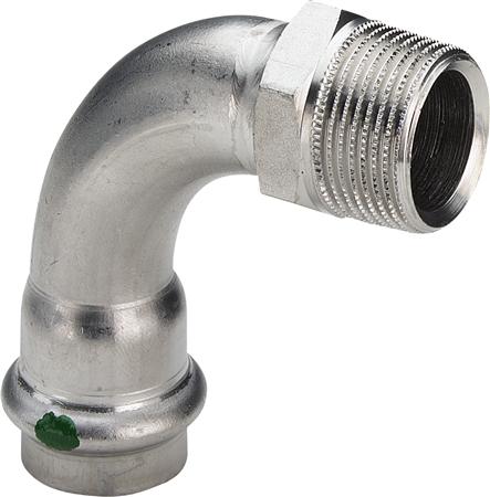 Sanpress Inox Bøjn Mf/Np 90Gr 15X1/2 ⎮ 0203015300 ⎮ 035706015 ⎮ 0203015300 ⎮ 436896
