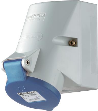 Cee Vægudtag 3 Polet 16A 230V Ip44, H6 ⎮ 4015394210245 ⎮ 00000 ⎮ 5428430325 ⎮ 1720