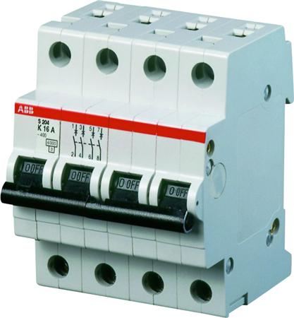 Automatsikring D16A 4P 6Ka 4M ⎮ 4016779531221 ⎮ 2122722235 ⎮ 2122722235 ⎮ 2CDS254001R0161