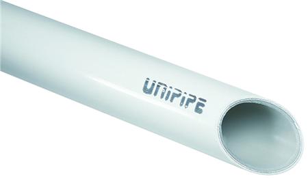 Unipipe Hvid Lige 5 M, 40X4,0 Mm - Billigelogvvs.dk -