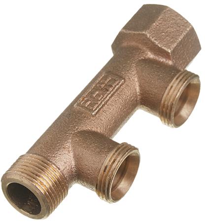 Roth Rødgods Fordelerrør 2 X ¾" Konus ⎮ 5702000113821 ⎮ 046217430 ⎮ 0204218025 ⎮