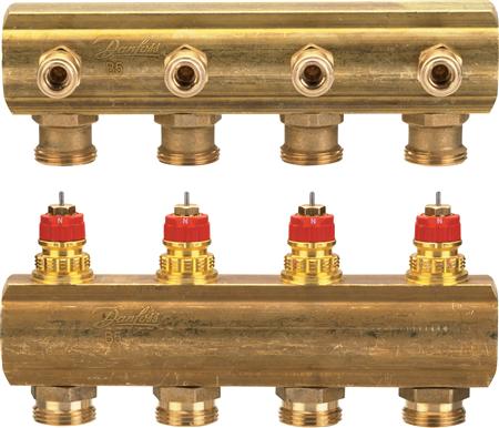 Fhf Gulvvarmemanifold 4+4 - Billigelogvvs.dk -