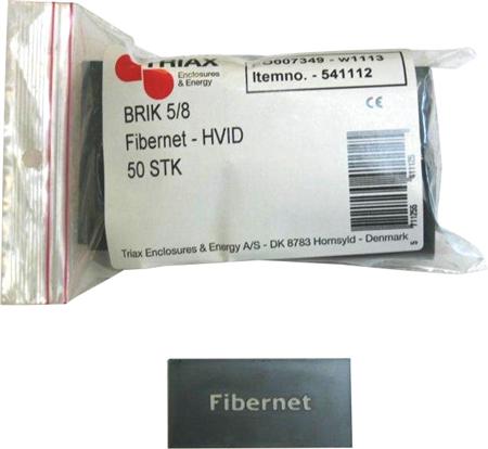 Brik Fibernet Hvid 3/8 ⎮ 5711255411125 ⎮ 5411901719 ⎮ 5411901719 ⎮ 541112