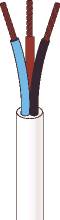 Ledning 3X0,75 Pkl Hvid S100 ⎮ 3032305149 ⎮ 3032305149 ⎮ 3032305149 ⎮ 160020016D0100