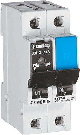 Gruppeafbryder 1P+N 16A Tytan1 ⎮ 5703102006080 ⎮ 3419700697 ⎮ 3419700697 ⎮