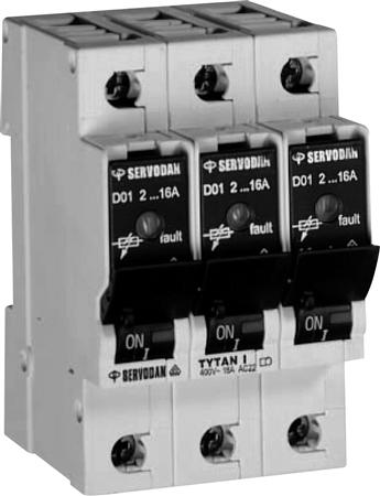 Gruppeafbryder 3P 16A Tytan1 - Billigelogvvs.dk -