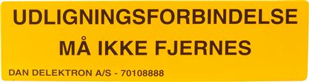 Skilt Udl. Må Ikke Fjernes ⎮ 5703277200009 ⎮ 3121000698 ⎮ 3121000698 ⎮ 31.21.000.698