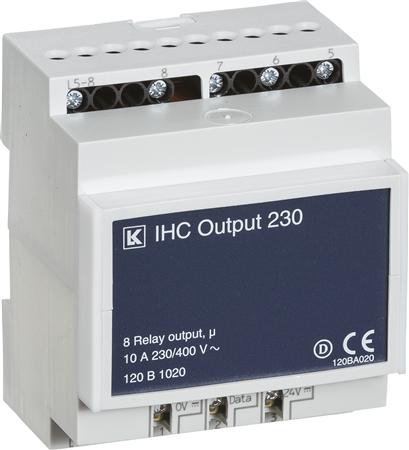 Ihc Cont. Output 8X10A, 230Vac ⎮ 1086012998 ⎮ 1086012998 ⎮ 1086012998 ⎮ AAK120B1020