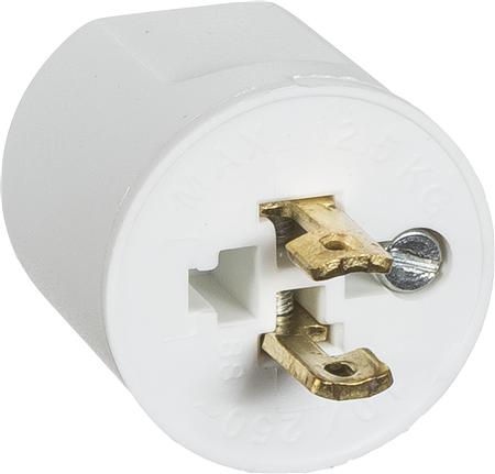 Lampestikprop 2Led Hvid ⎮ 5703302033572 ⎮ 1020006834 ⎮ 1020006834 ⎮ AAK182B6204