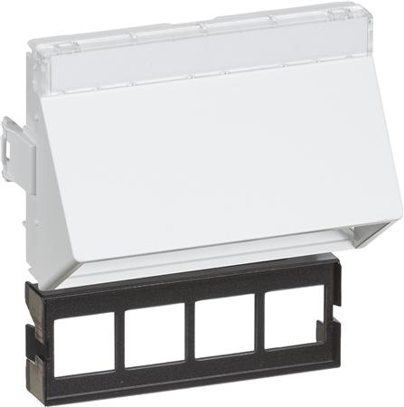 Udtag Lk 4Xrj45 T8 Clicline Hvid ⎮ 5703302067973 ⎮ 1086020090 ⎮ 1086020090 ⎮ AAK108F6690