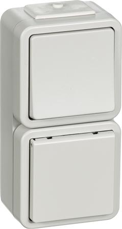 Opus73 Afbryder+Stikk Lg ⎮ 5703302077644 ⎮ 1017033360 ⎮ 1017033360 ⎮ AAK502P5206