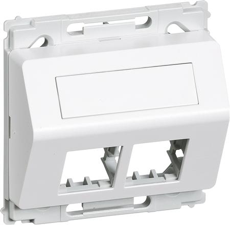 Udtag Opus66 Skrå F 2Xrj45 Hvid ⎮ 1088011049 ⎮ 1088011049 ⎮ 1088011049 ⎮ AAK588N6022