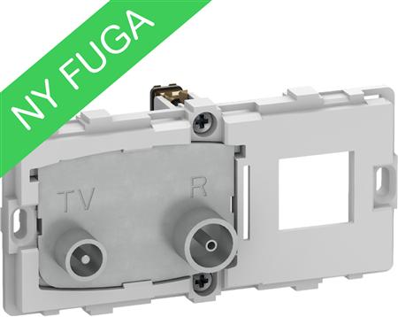Fuga Tv/R+Rj45, Slut, Td301E, 2M Indsats - Billigelogvvs.dk -