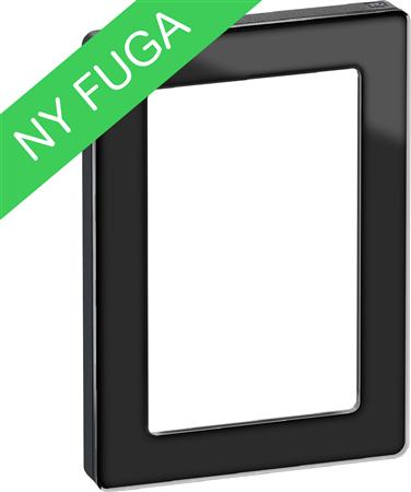 Fuga Pure Ramme Glas 1,5M Sort - Billigelogvvs.dk -