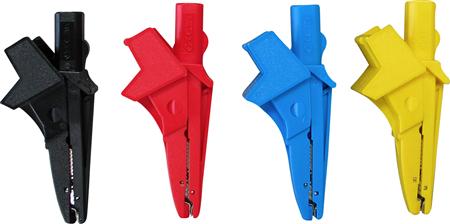 Krokodillenæb Gul F/4Mm Stik ⎮ 5703317460776 ⎮ 900198049 ⎮ 6398611325 ⎮ 5703317460776