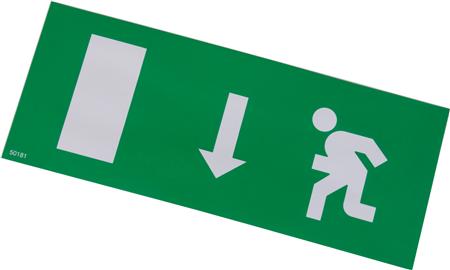 Flugtvejsskilt Selvlysende Ned 10,5M ⎮ 5703850008251 ⎮ 5448628049 ⎮ 5448628049 ⎮ SKILT