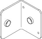 Beslag F/Vandr.Afdæk.      Beva ⎮ 5705100037363 ⎮ 1914921384 ⎮ 1914921384 ⎮