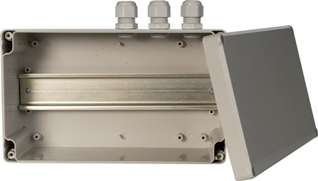 Kasse Ip65 M. Din Skinne: 240X160X90 Mm - Billigelogvvs.dk -