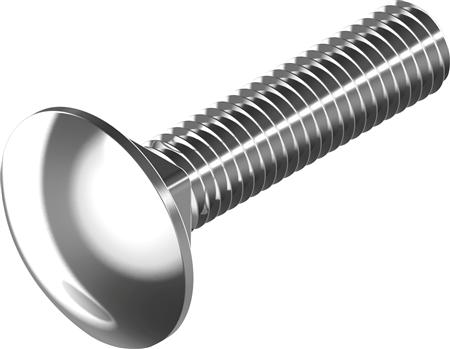 Bræddebolt M6X30Mm A4 U/Møtrik Din 603 ⎮ 5439900048 ⎮ 900170008 ⎮ 5439900048 ⎮ 603-4-6X30